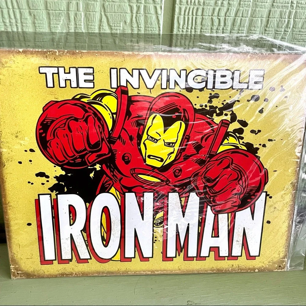 NEW Iron Man Metal Sign